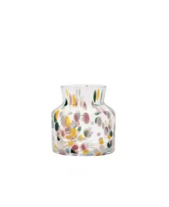 5-Дюймовая ваза из хрустального стекла с изображением луга Kosta Boda, clear/multi