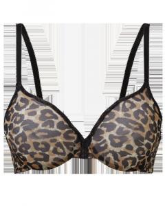 Прозрачный Формованный Бюстгальтер Glossies с Леопардовым принтом - Мульти Gossard, мультиколор