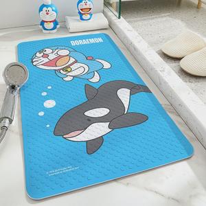 Dajiang Ковер 40x70 см для ванной комнаты, нескользящий, с Doraemon, 1x1 см