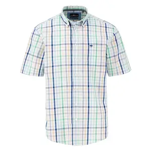 Рубашка с коротким рукавом Fynch Hatton 15035251, зеленый