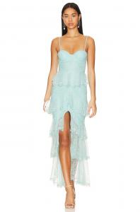 Платье MAJORELLE Zelda Fitz Gown, цвет Sky Blue