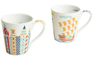 HERMES Кружка Epopee керамическая белая