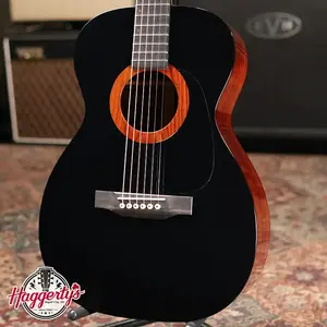 Акустическая гитара Martin Custom 0-14F - кокаоболо/ель, черная, с жестким кейсом