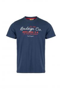 Футболка Adelaide SA со спортивным принтом для расслабленных дней в городском стиле Roadsign Australia, синий