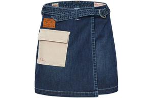 Юбка джинсовая женская джинсовая синяя Evisu