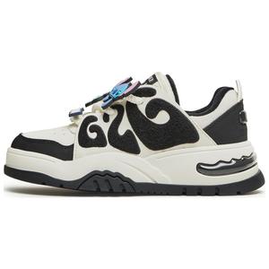 Женские скейтборд-кроссовки SHIDIQI x Low Top Teenmix, explosion черный (thin fleece)