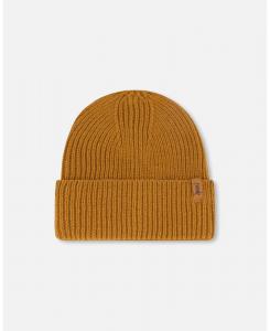 Вязаная шапка для мальчика на межсезонье, коричневая, орехового цвета - для малышей/детей Deux par Deux, Brown pecan