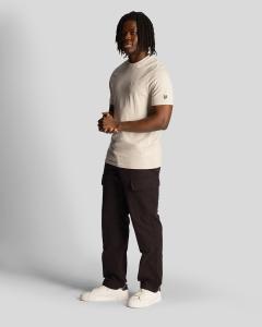 Футболка с вышивкой внутри Lyle & Scott, бежевый