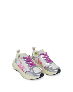 Детские кроссовки унисекс из светло-голубой ткани Alveomesh на шнуровке - для малышей Veja, белый