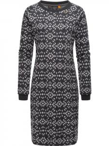 Короткое платье ragwear Sweatkleid Dassa Aztec, цвет Dark Grey