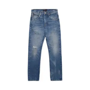 Джинсы Enfants Riches Déprimés Straight Leg Jeans, Antique Medium Blue