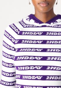 Толстовка с капюшоном CONNER 2nd Day, сиреневый