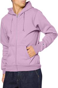 Мужская толстовка Champion C5-Q101 на молнии, с длинным рукавом, на флисовой подкладке, защита от холода, плотность ткани 9 унций, производство США