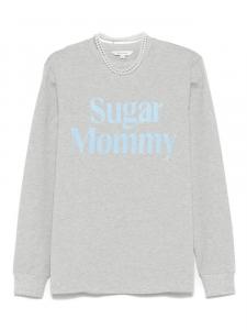 Футболка с графическим принтом и длинными рукавами MARKGONG, серый