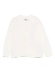 Кардиган с V-образным вырезом Il Gufo, белый