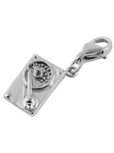 Adeliás Универсальный кулон - подвеска-шарм из нержавеющей стали серебристого цвета