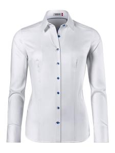 Блуза Vincenzo Boretti leicht tailliert, белый