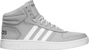 Кроссовки Adidas Hoops 2.0 Mid, серый
