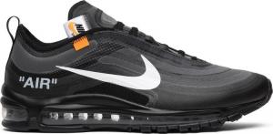 Кроссовки Nike Off-White x Air Max 97 'Black', черный