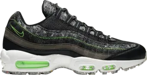 Кроссовки Nike Air Max 95 M2Z2 'Recycled Wool Pack - Black Electric Green', черный