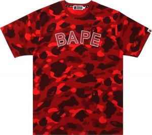 Футболка BAPE Color Camo Tee 'Red', красный