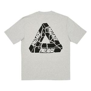Футболка tri-ripped t-shirt 'grey marl' Palace, серый