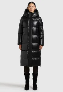 Рейчел2 блестящее зимнее пальто Khujo, Black