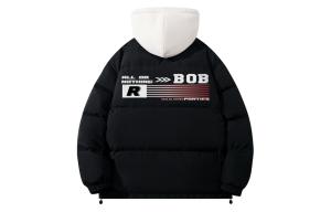 Пуховик унисекс BOBBY ABLEY, черный (Коллаборация)