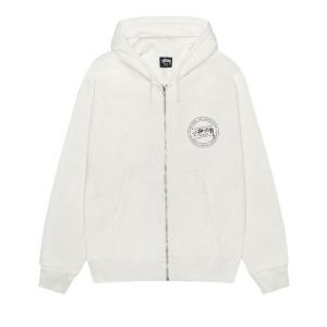 Худи Stussy Wear Zip Hoodie Pigment Dyed, Natural