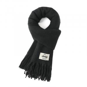 Jeep Вязаный шарф унисекс, Black