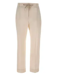 Брюки с манжетами на завязках Eleventy, нейтральный