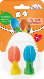 Детская ложка для компрессов с 6 месяцев 2 шт. FruchtBar