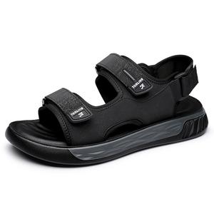 Tonlion Мужские пляжные сандалии Black/Green - Black, цвет Black