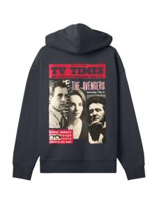 Толстовка с капюшоном TV Times The Avengers 1961 Cover черного цвета F4NT4STIC