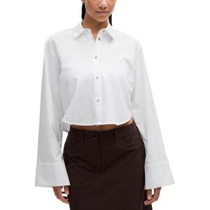 Рубашка Cropped Shirt Women's Lululemon, белый