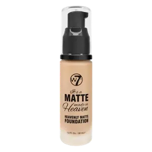 Матирующий тональный крем для лица при раннем загаре W7 It'S A Matte Made In Heaven, 30 мл