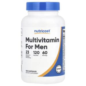 Мультивитамины для мужчин, 120 капсул Nutricost