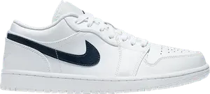Кроссовки Air Jordan 1 Low White Obsidian, белый