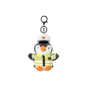 Очаровательная плюшевая подвеска пингвин-полицейский высотой 15см X3COMMUNE