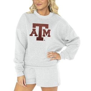 Женский свитшот и шорты для сна Texas A&M Aggies Team Effort Gameday Couture