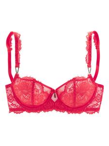 Бюстгальтер балконет красного цвета LASCANA