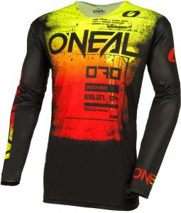 Мотокроссовая майка Oneal mayhem scarz, Black/Red/Yellow