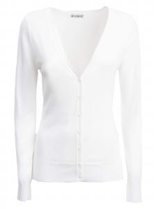 Influencer Вязаный кардиган в белом цвете
