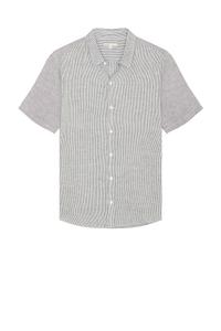 Воздушная льняная рубашка Jack Onia, deep navy & white