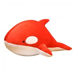 Мягкая и милая плюшевая игрушка касатка мультяшная, высота 55см/70см/100см/130см XIWANTONG, красный