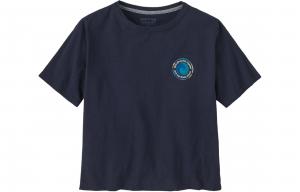 Футболка Responsibili Tee бренда Patagonia для женщин, цвет морской синий/NENA