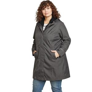 Плюс размер Eddie Bauer Тренч Girl On The Go, цвет Dark Charcoal Heather