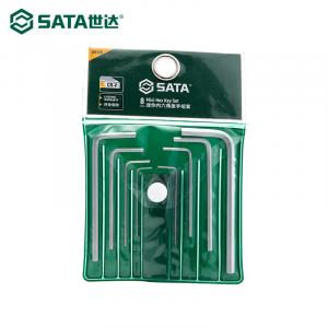 SATA 09119 Набор мини-шестигранных ключей, 8 предметов, плоская головка, шестигранник