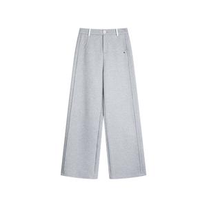 ELLE Повседневные брюки женские Light Gray утепленные широкие