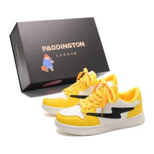 Paddington Bears Износостойкие и легкие низкие скейтерские кроссовки унисекс сырно-желтые, цвет Cheese Yellow